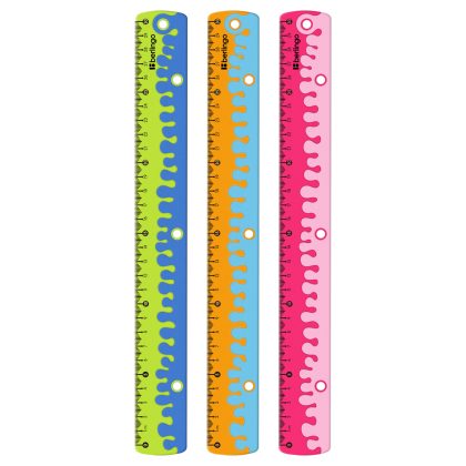 Линейка 15см Berlingo "Color", пластиковая, прозрачная PR_30115