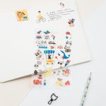 Наклейки ПВХ MESHU "Summer party", 10*21см, 34 наклейки, инд. уп., европодвес MS_42736